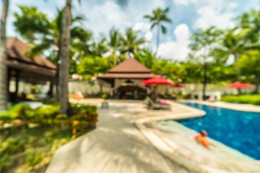 Soyut bulanıklık ve seyahat ve tatil için otel ve tatil arka plan defocused