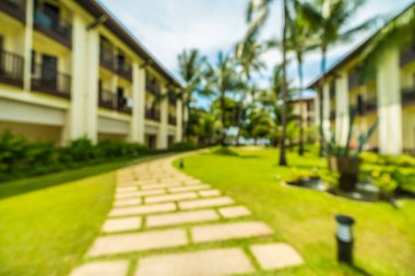 Soyut bulanıklık ve seyahat ve tatil için otel ve tatil arka plan defocused