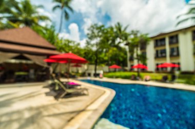 Soyut bulanıklık ve seyahat ve tatil için otel ve tatil arka plan defocused