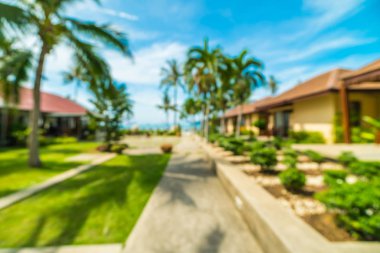 Soyut bulanıklık ve seyahat ve tatil için otel ve tatil arka plan defocused