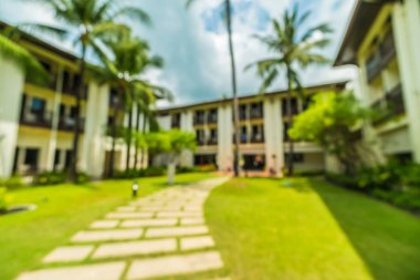 Soyut bulanıklık ve seyahat ve tatil için otel ve tatil arka plan defocused