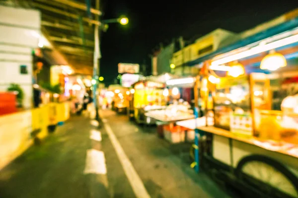 Hua Hin Gece Pazar Sokak Için Arka Plan Bulanıklık — Stok fotoğraf