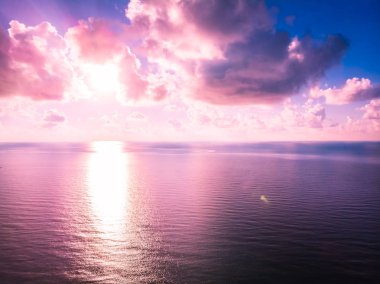 Plaj ve deniz ya da okyanus koh samui Adası Tayland seyahat ve tatil için güzel havadan görünümü