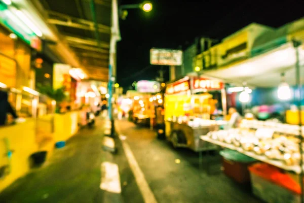 Abstracto Desenfoque Hua Hin Mercado Nocturno Calle Para Fondo —  Fotos de Stock