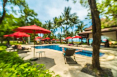 Soyut bulanıklık ve seyahat ve tatil için otel ve tatil arka plan defocused