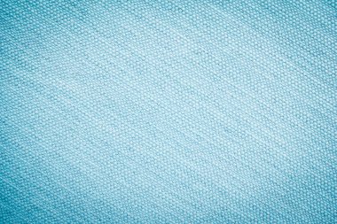 Mavi pamuk doku ve arka plan için yüzey