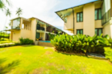 Soyut bulanıklık ve seyahat ve tatil için otel ve tatil arka plan defocused