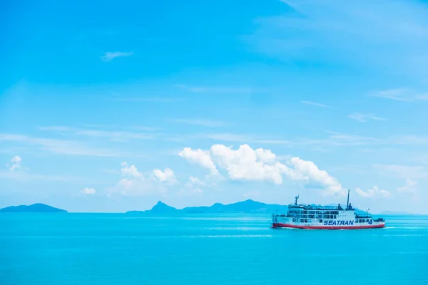 Koh Samui Island Thailand May 2018 Seatran Ferry Conveying Passenger — Stock Photo, Image