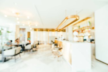 Soyut bulanıklık ve ufuk lobi ve arka plan için otel iç