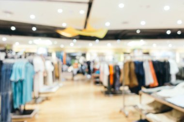 Arkaplan için mağaza içi soyut bulanıklık ve odaklanmış alışveriş merkezi