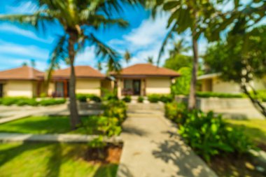 Soyut bulanıklık ve seyahat ve tatil için otel ve tatil arka plan defocused