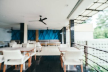 Soyut bulanıklık ve ufuk kafe ve Restoran iç arka planı için