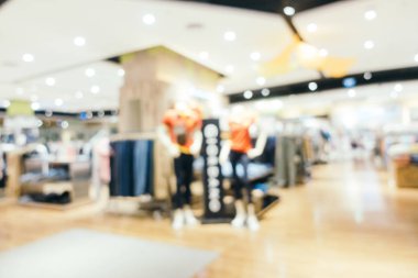 Arkaplan için mağaza içi soyut bulanıklık ve odaklanmış alışveriş merkezi