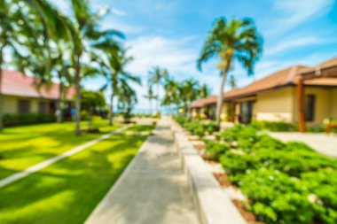 Soyut bulanıklık ve seyahat ve tatil için otel ve tatil arka plan defocused