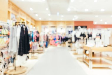 Bulanıklık bokeh ve ufuk alışveriş merkezi Mağazası iç arka planı için