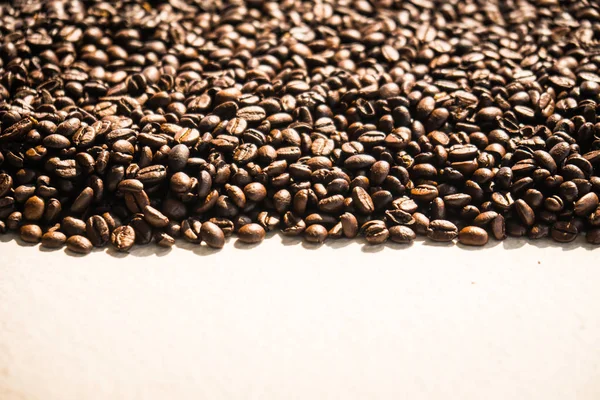 Bruin Koffiebonen Texturen Oppervlak Voor Achtergrond Kopie Ruimte Voor Tex — Stockfoto
