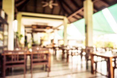 Soyut bulanıklık ve ufuk restoran ve kafe iç arka plan ve yüzey için