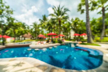 Soyut bulanıklık ve seyahat ve tatil için otel ve tatil arka plan defocused