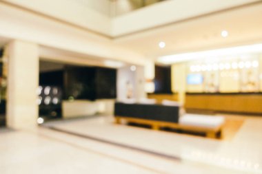 Soyut bulanıklık ve otel lobisinde defocused ve arka plan ve yüzey için iç çare
