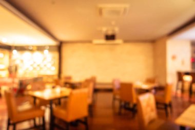 Soyut bulanıklık ve ufuk restoran ve kafe iç arka plan ve yüzey için