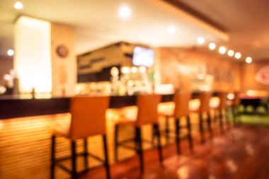 Soyut bulanıklık ve ufuk restoran ve kafe iç arka plan ve yüzey için