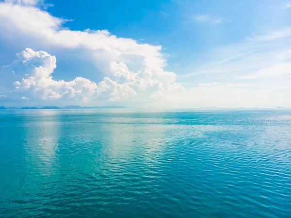 Luchtfoto Van Prachtige Zee Oceaan Water Oppervlakte Texturen Voor Achtergrond — Stockfoto