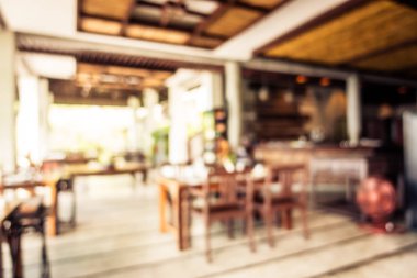 Soyut bulanıklık ve ufuk restoran ve kafe iç arka plan ve yüzey için