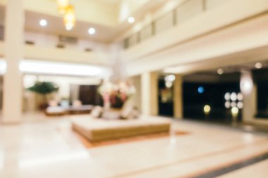 Soyut bulanıklık ve otel lobisinde defocused ve arka plan ve yüzey için iç çare