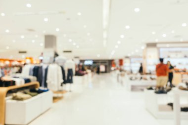 Soyut bulanıklık ve ufuk alışveriş merkezinde alışveriş arka plan için