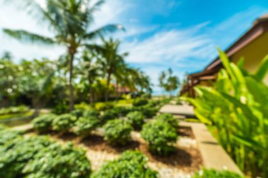 Soyut bulanıklık ve seyahat ve tatil için otel ve tatil arka plan defocused