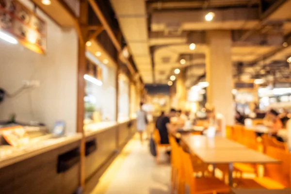 抽象模糊和弥散餐馆和咖啡馆内部为背景复古过滤器 — 图库照片