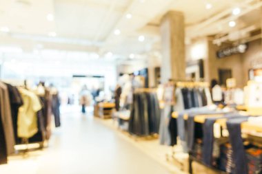 Bulanıklık bokeh ve ufuk alışveriş merkezi Mağazası iç arka planı için