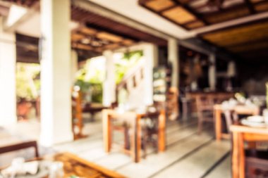 Soyut bulanıklık ve ufuk restoran ve kafe iç arka plan ve yüzey için