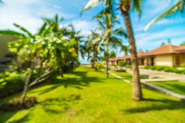 Soyut bulanıklık ve seyahat ve tatil için otel ve tatil arka plan defocused