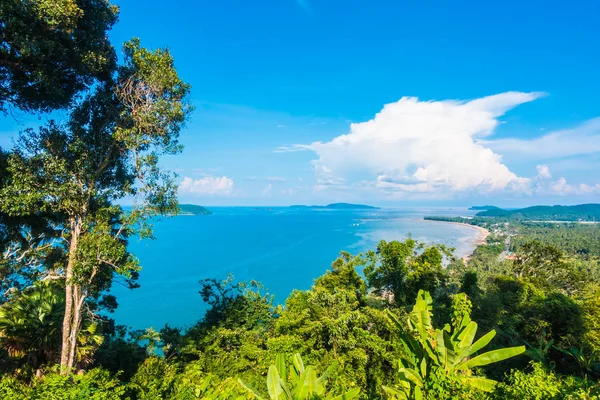 Punto Vista Matsee Con Mare Montagna Nella Provincia Chumphon Thailandia — Foto Stock