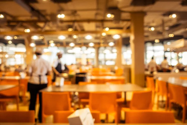 Soyut bulanıklık ve ufuk restoran ve kafe iç arka plan - Vintage filtre için