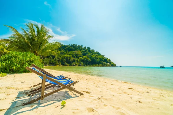 Nádherná Tropická Pláž Moře Kokosu Palmou Ostrově Paradise Pro Cestování — Stock fotografie