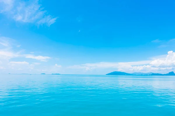 Krásné Moře Oceán Cloud Pozadí Modré Oblohy — Stock fotografie