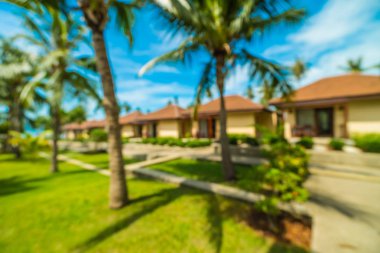 Soyut bulanıklık ve seyahat ve tatil için otel ve tatil arka plan defocused