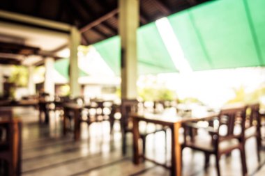 Soyut bulanıklık ve ufuk restoran ve kafe iç arka plan ve yüzey için