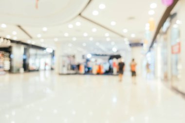 Soyut bulanıklık defocused alışveriş merkezi mağazası iç arka planı için