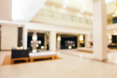 Soyut bulanıklık ve otel lobisinde defocused ve arka plan ve yüzey için iç çare
