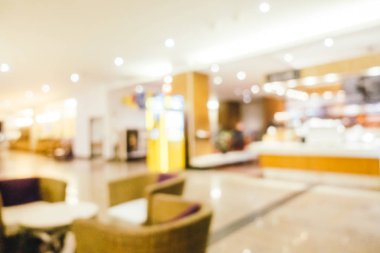 Soyut bulanıklık ve otel lobisinde defocused ve arka plan ve yüzey için iç çare