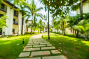 Soyut bulanıklık ve seyahat ve tatil için otel ve tatil arka plan defocused