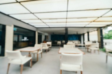 Soyut bulanıklık ve ufuk kafe ve Restoran iç arka planı için