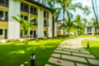 Soyut bulanıklık ve seyahat ve tatil için otel ve tatil arka plan defocused