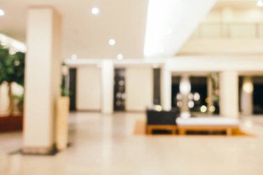 Soyut bulanıklık ve otel lobisinde defocused ve arka plan ve yüzey için iç çare