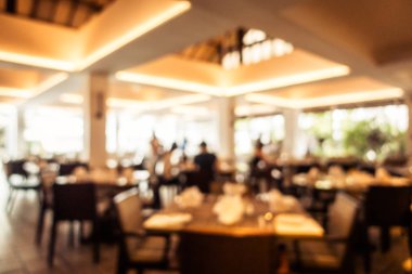 Soyut bulanıklık ve ufuk restoran ve kafe iç arka planı için