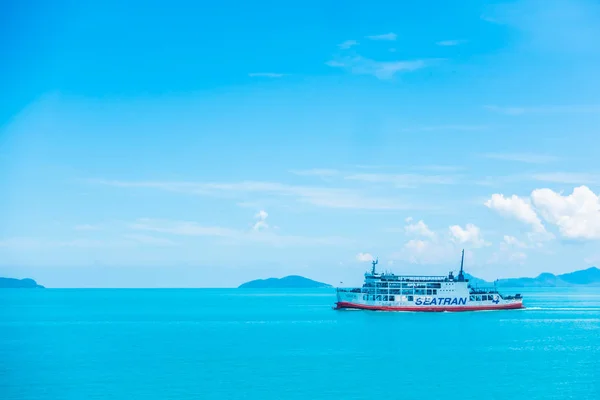 Koh Samui Island Thailand May 2018 Seatran Ferry Conveying Passenger — Stock Photo, Image