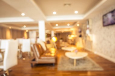 Soyut bulanıklık ve ufuk restoran ve kafe iç arka plan ve yüzey için